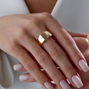 Hoka Elips Yüzük - Mg Gold