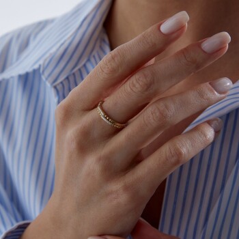 İki Dizi Mix Yüzük - Rayna (1)