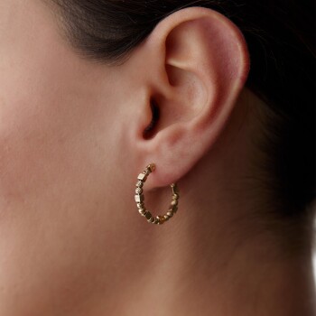 İki Dorica Bir Küp Örüntü Küpe - CNR