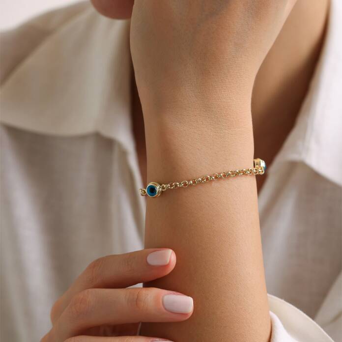 İki Gözlü Nazar Bileklik - 1