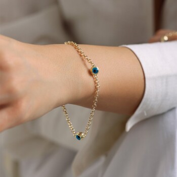 İki Gözlü Nazar Bileklik - 3