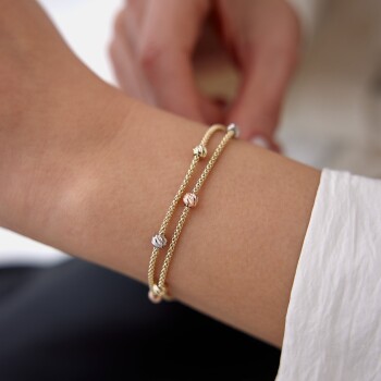 İki Sıralı Dorica Bileklik - Koçak