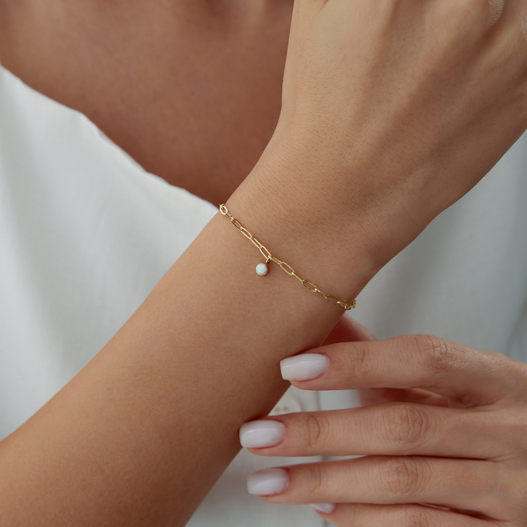 İkizler Burcu Moonstone Ataç Bileklik - 2