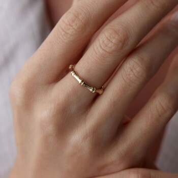 İnce Kemik Yüzük - Özer