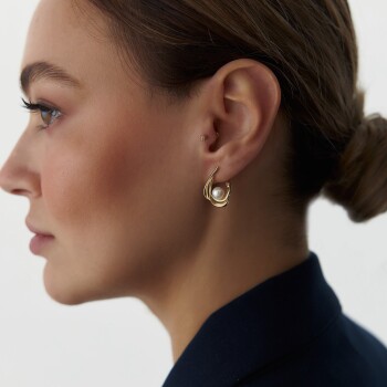 İnci Burgu Point Küpe - Arax (1)