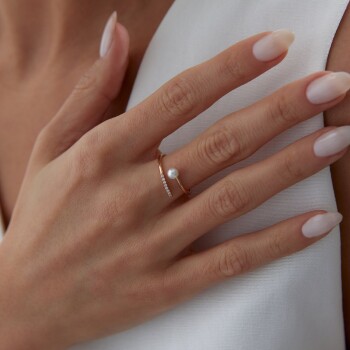 İnci Sarmal Yüzük - Gökhan Bera