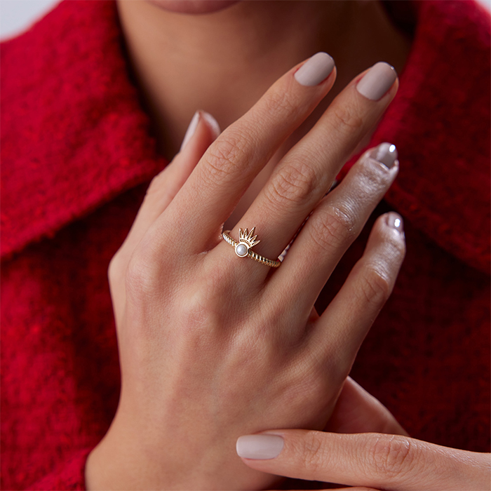 İnci Taç Yüzük - Rayna (1)