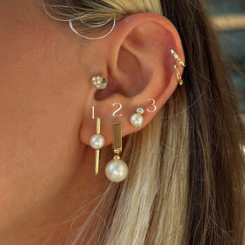 İnci Taşlı Lomven Küpe (3) - Arax