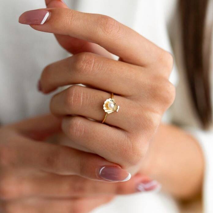 İncili İstiridye Yüzük - 2