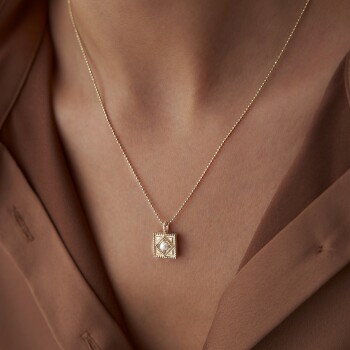 İncili Karo Kolye - Garo (1)