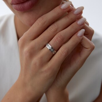 Infinite Taşlı Alyans - Haskar