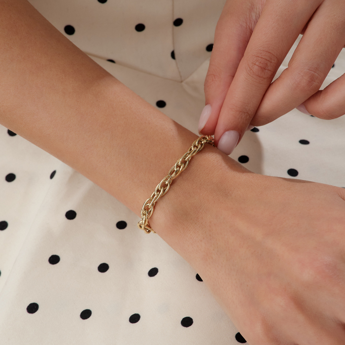 Intertwine Basic Altın Bileklik - Özer (1)