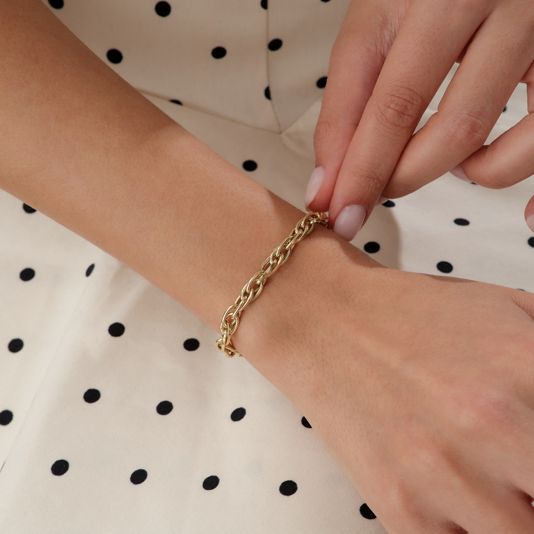 Intertwine Basic Altın Bileklik - 2