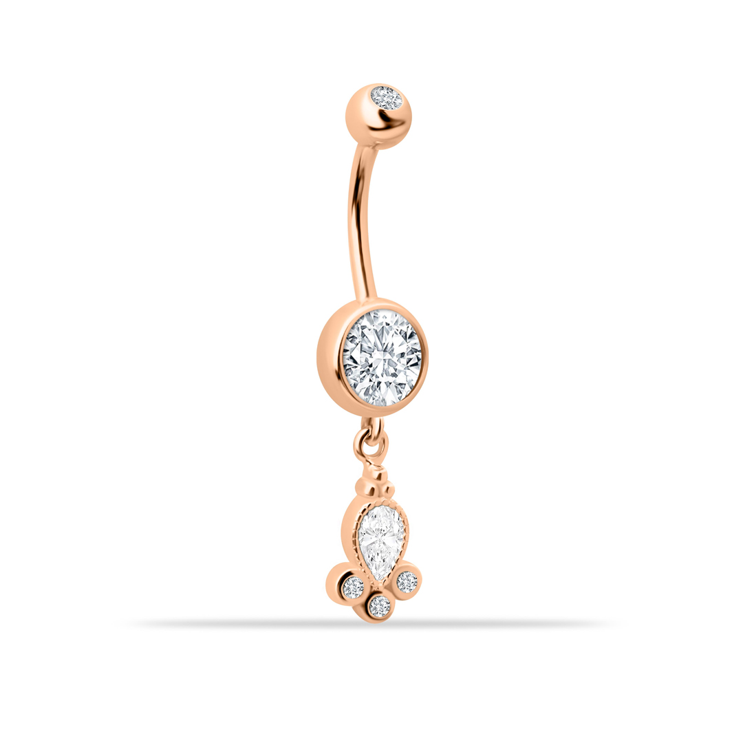 Iris Sparkle Göbek Piercing - 1