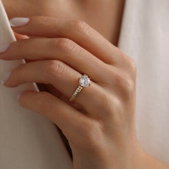 Işıltı Tektaş Yüzük - 1