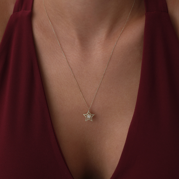 Işıltılı Yıldız Kolye - Garo