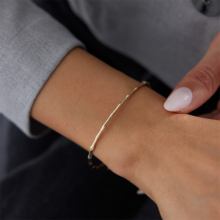 İskelet Taşlı Kemik Kelepçe - Cemart