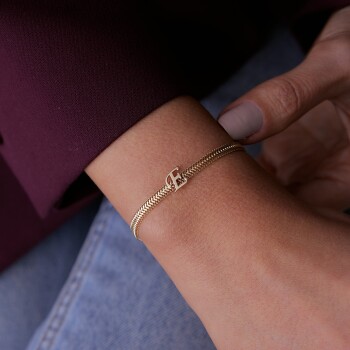 İtalyan Viyana Harf Bileklik - RİTİM