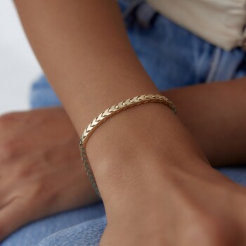 İtalyan Yassı Sense Bileklik - Reha (1)