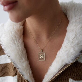 Izgara Harf Kolye - Cemart