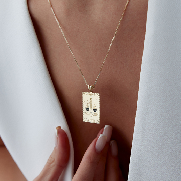 Justice Tarot Kolye - 3