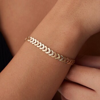 Kalem İzli Vintage Bileklik - Mazi