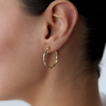 Kalemli Burgu Küpe - Dilmener