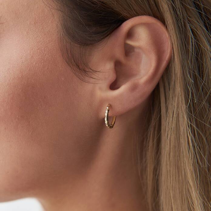 Kalemli Halka Küpe - 2