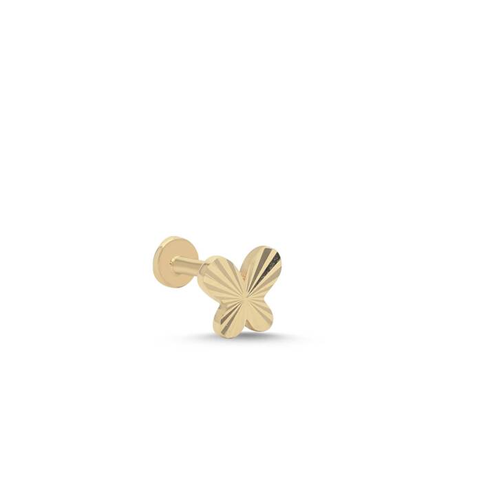 Kalemli Kelebek Tragus Piercing - 1