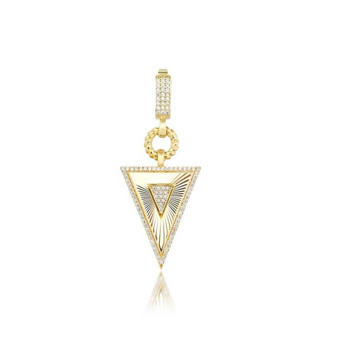 Kalemli Piramit Charm - 1