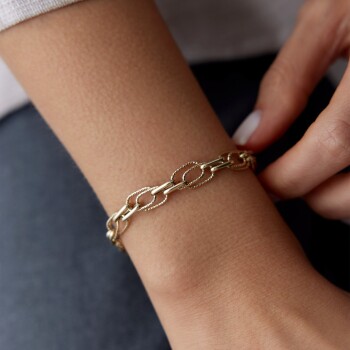 Kalemli ve Parlak Ataç Bileklik - 2