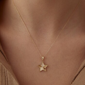 Kalemli Yıldız Kolye - Ador