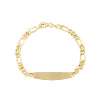 Kalın Figaro Zincir Çocuk Künyesi - Melike