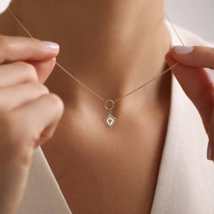 Kalkan Kutup Yıldızı Kolye - 1