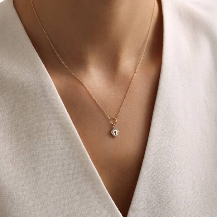 Kalkan Kutup Yıldızı Kolye - 2