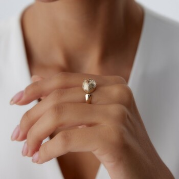 Kalkan Yüzük - Mg Gold (1)