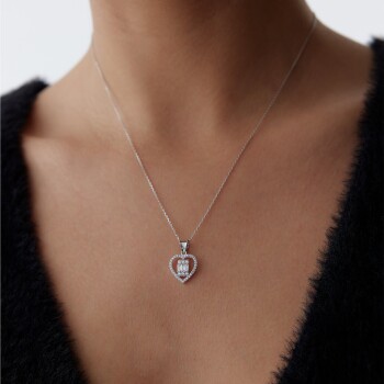 Kalp Bagetli Kolye - Koçak