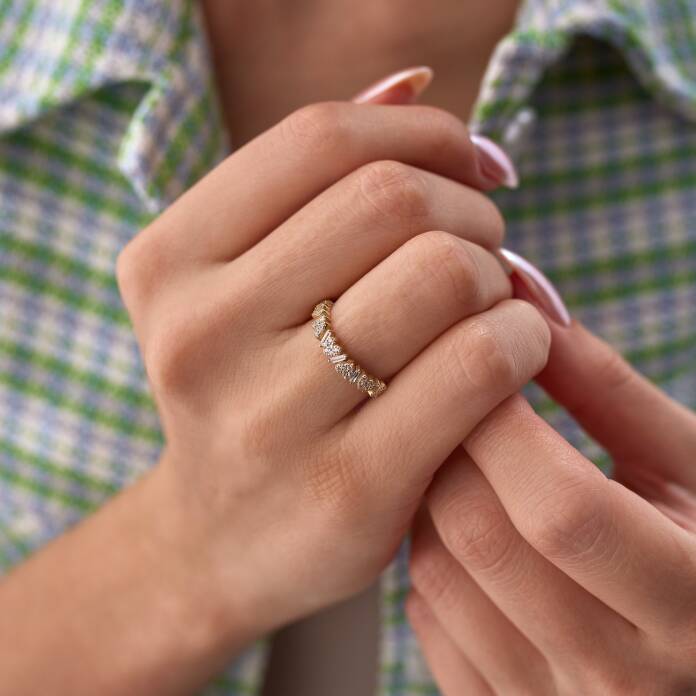 Kalp Çizgi Tamtur Yüzük - 2