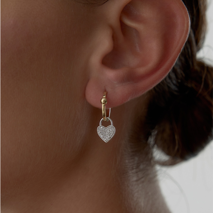 Kalp Halka Point Küpe - Gökhan Bera (1)