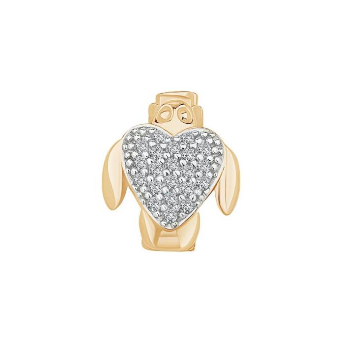 Kalp Kaplumbağa Charm - 1