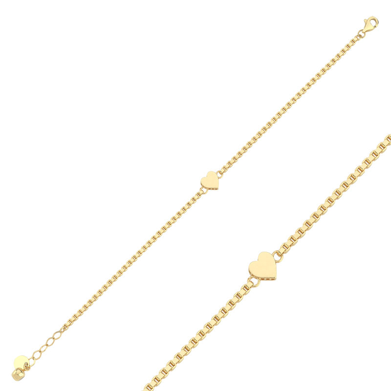 Kalp Küp Bileklik - Mazi