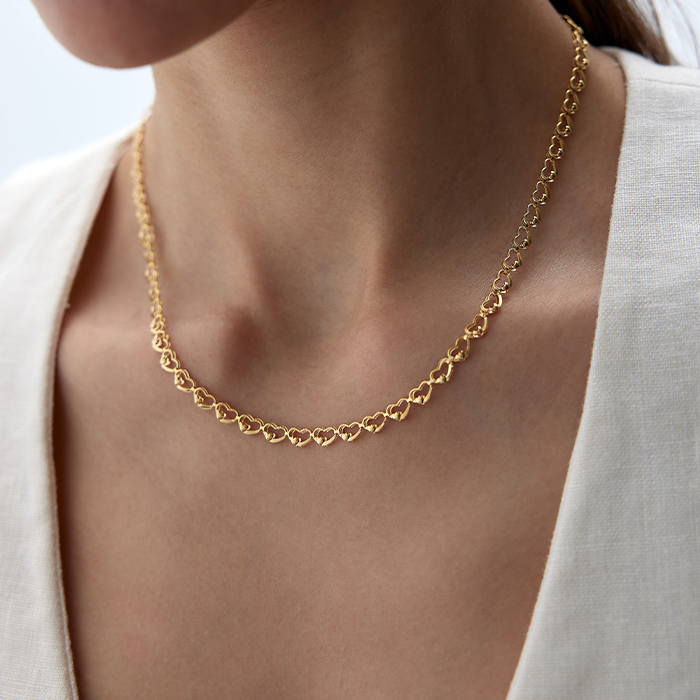 Kalp Motif Zincir - İstor (1)