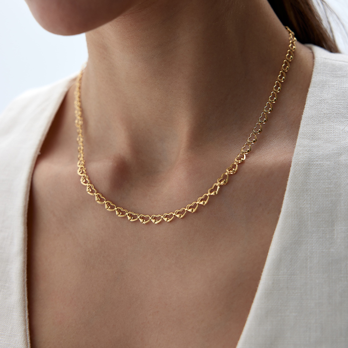 Kalp Motif Zincir - İstor