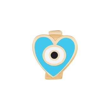 Kalp Nazar Boncuğu Charm - 1