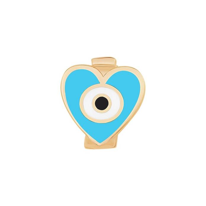 Kalp Nazar Boncuğu Charm - 1