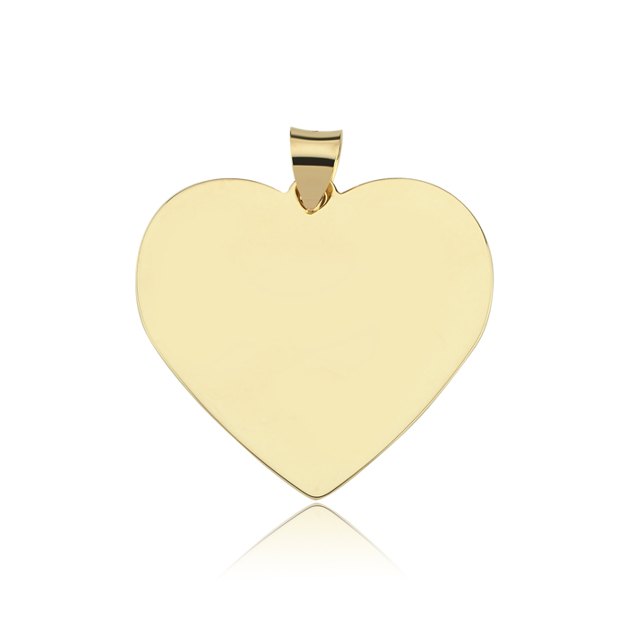 Kalp Plaka Kolye Ucu - Koçak