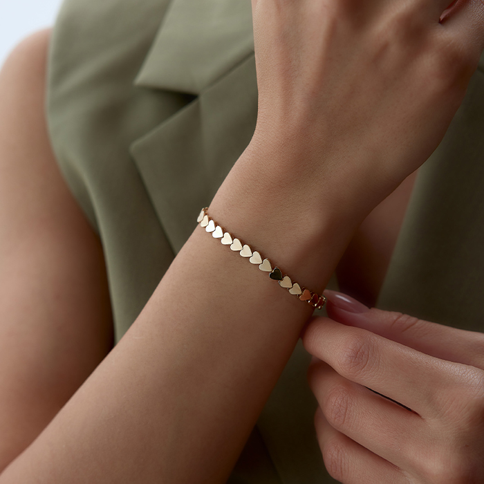 Kalp Seli Bileklik - Rayna (1)