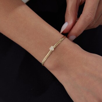 Kalp Snake Bileklik - Özkonak