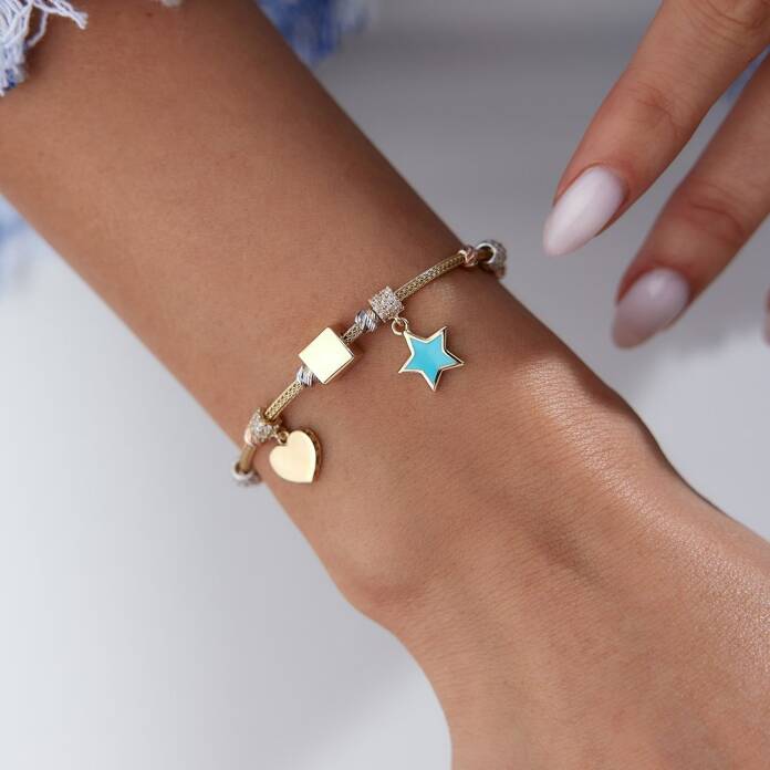 Kalp ve Yıldız Charm Bileklik - 2