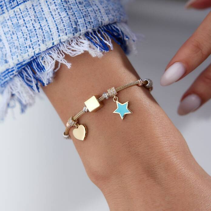 Kalp ve Yıldız Charm Bileklik - 3